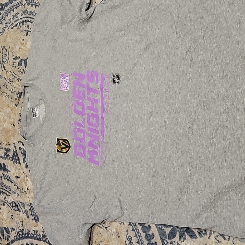 NHL Fanatics Gray Las Vegas Golden Knights Tee